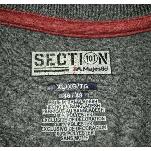 Oklahoma Sooners Section men's t-shirt grey XL "OUSOONERS" w/ OU logo game day - Picture 7 of 7